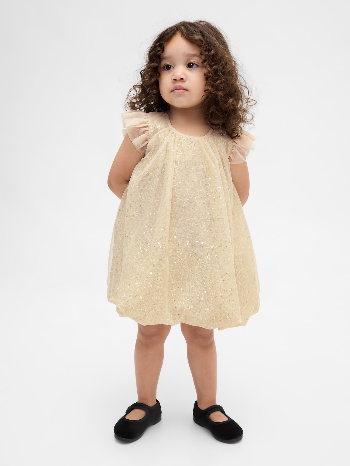 Baby & Toddler Sequin Tulle Bubble Dress