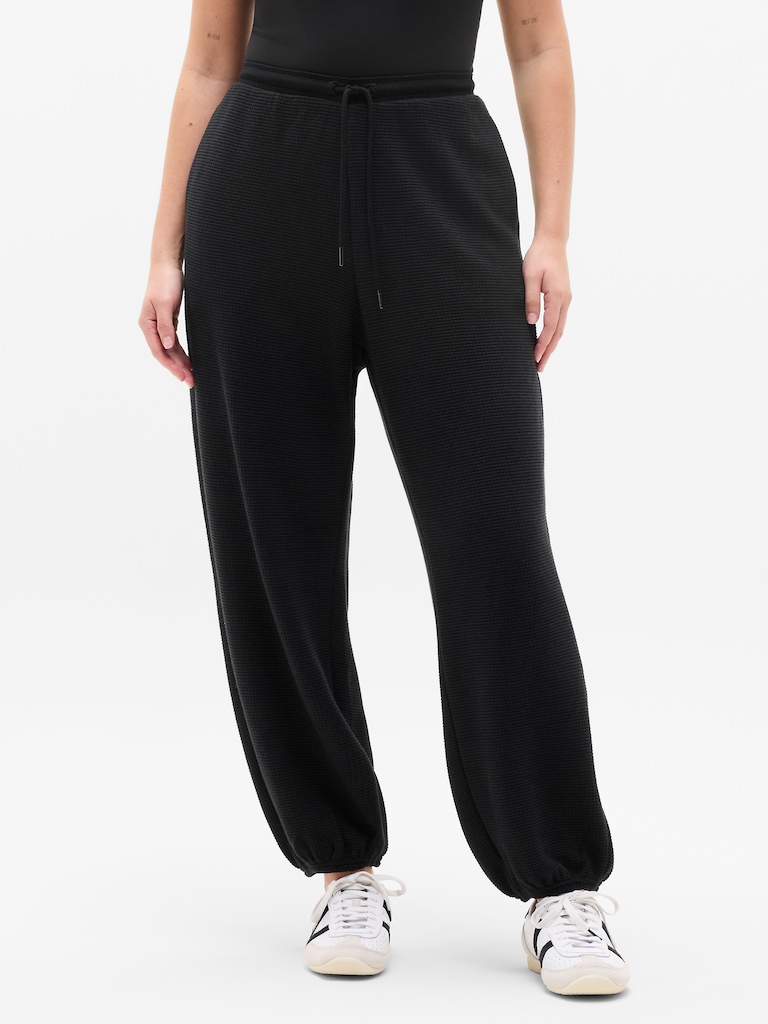 Tranquil Mid Rise Waffle Jogger