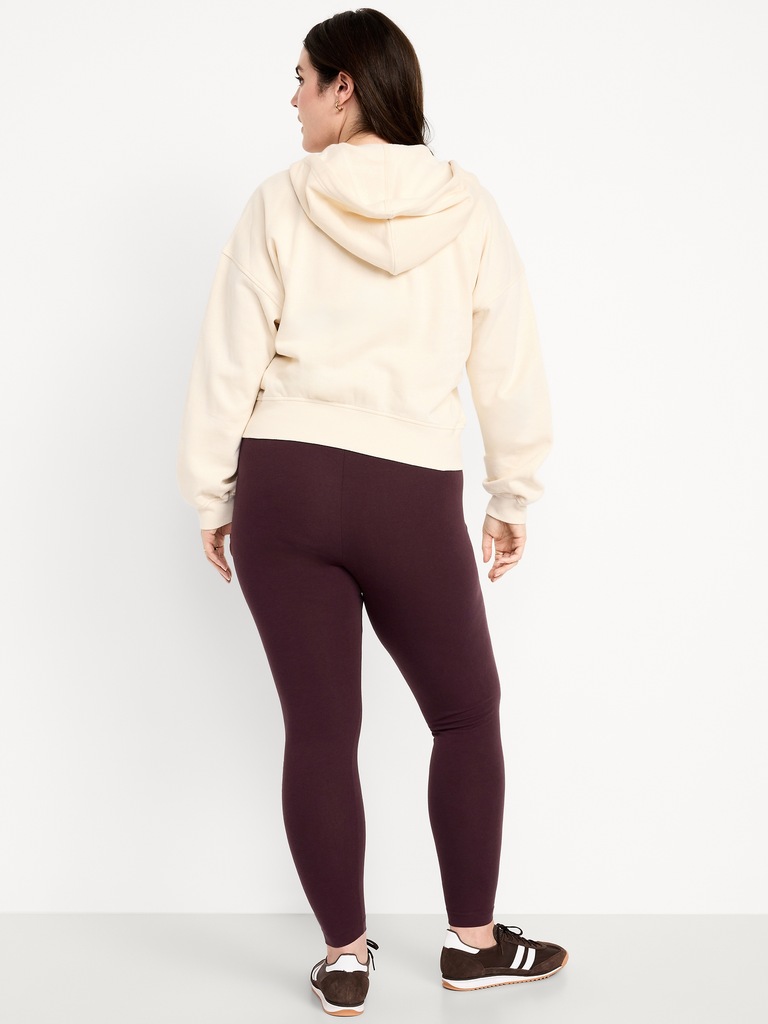 High-Waisted Jersey Fashion Layering Leggings