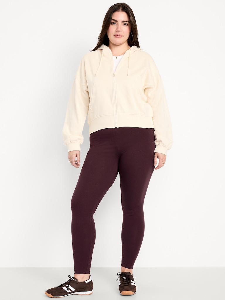 High-Waisted Jersey Fashion Layering Leggings