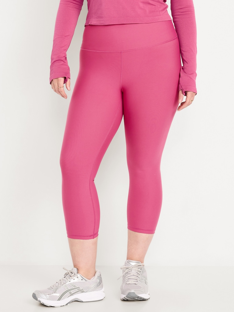 High-Waisted PowerSoft Crop Leggings