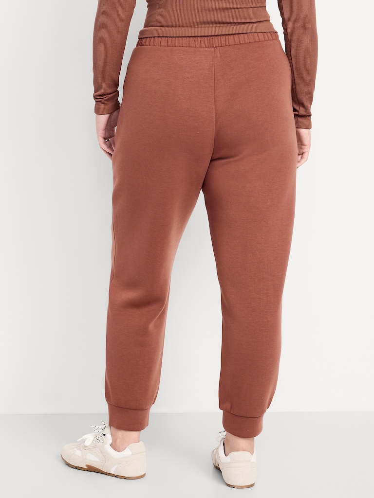High-Waisted Bounce Fleece Jogger Sweatpants