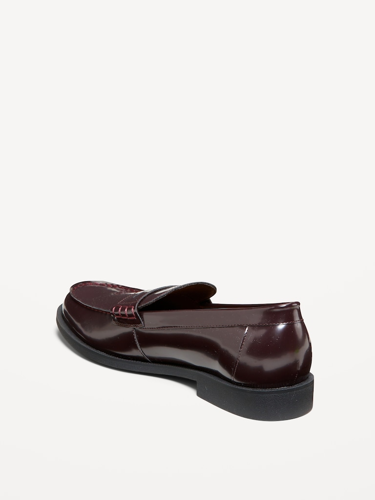 Faux-Leather Loafers for Men