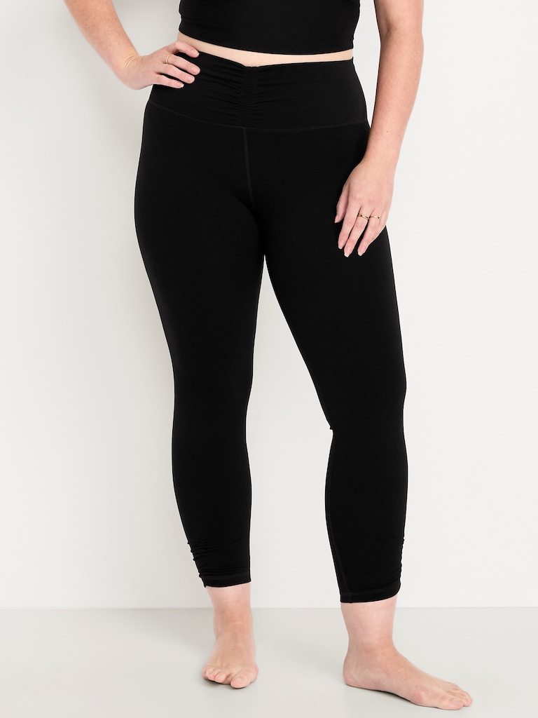 High-Waisted StudioSmooth Ruched Leggings