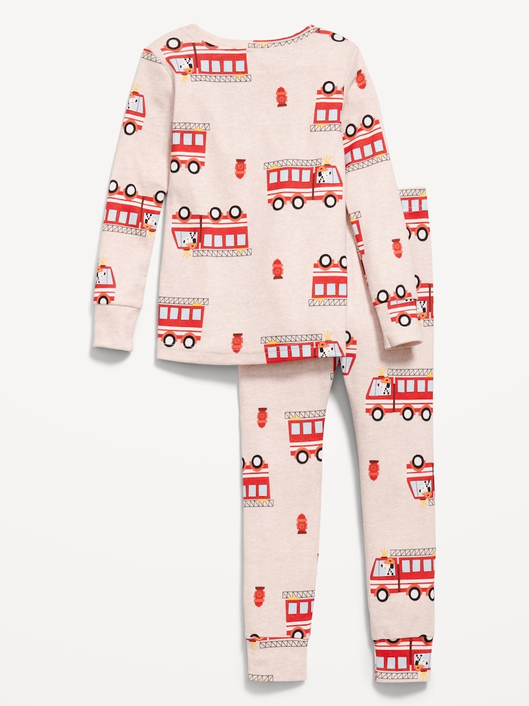 Printed Snug-Fit Pajama Set for Toddler & Baby