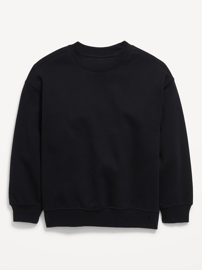 Favorite Fleece Oversized Crew-Neck Sweatshirt for Boys