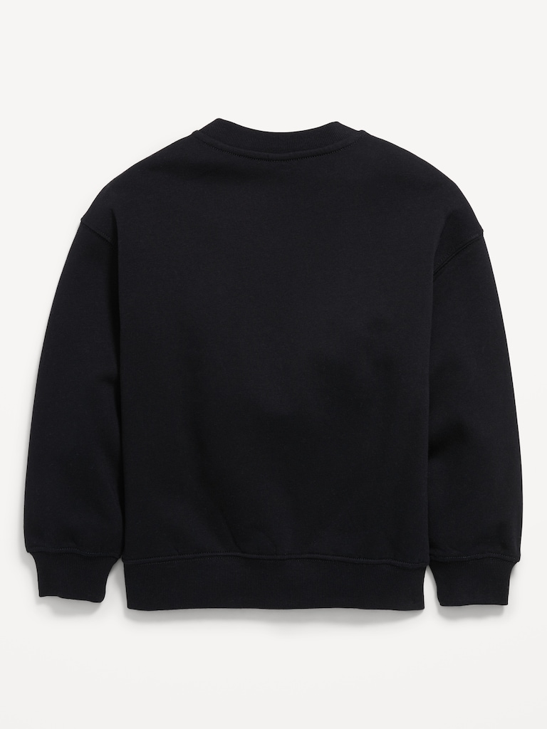 Favorite Fleece Oversized Crew-Neck Sweatshirt for Boys
