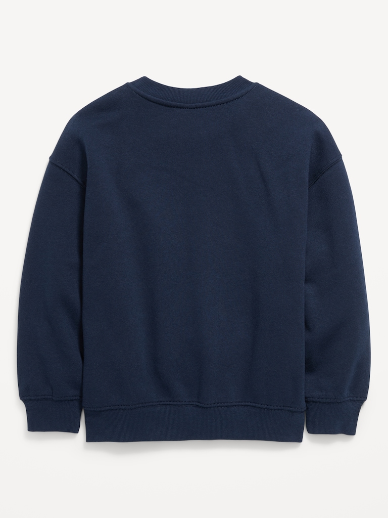 Favorite Fleece Oversized Crew-Neck Sweatshirt for Boys
