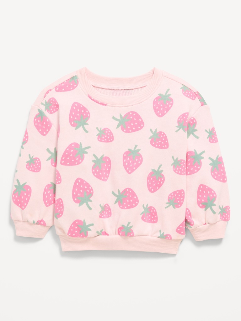 Printed Crew-Neck Sweatshirt for Baby