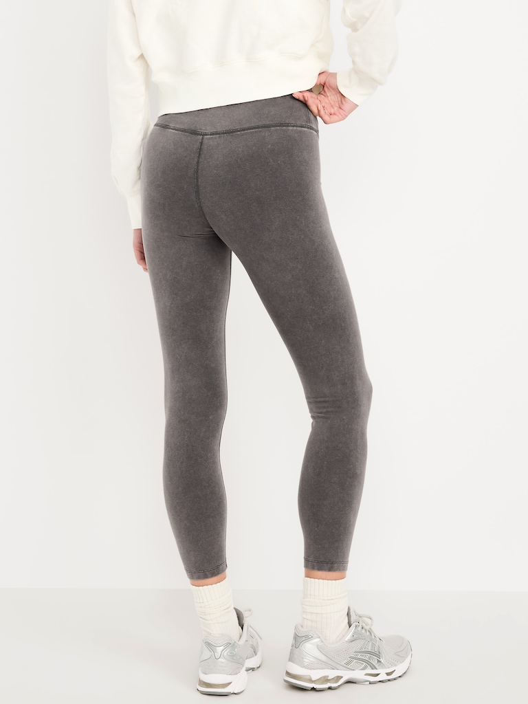 High-Waisted PowerChill 7/8 Cotton Leggings