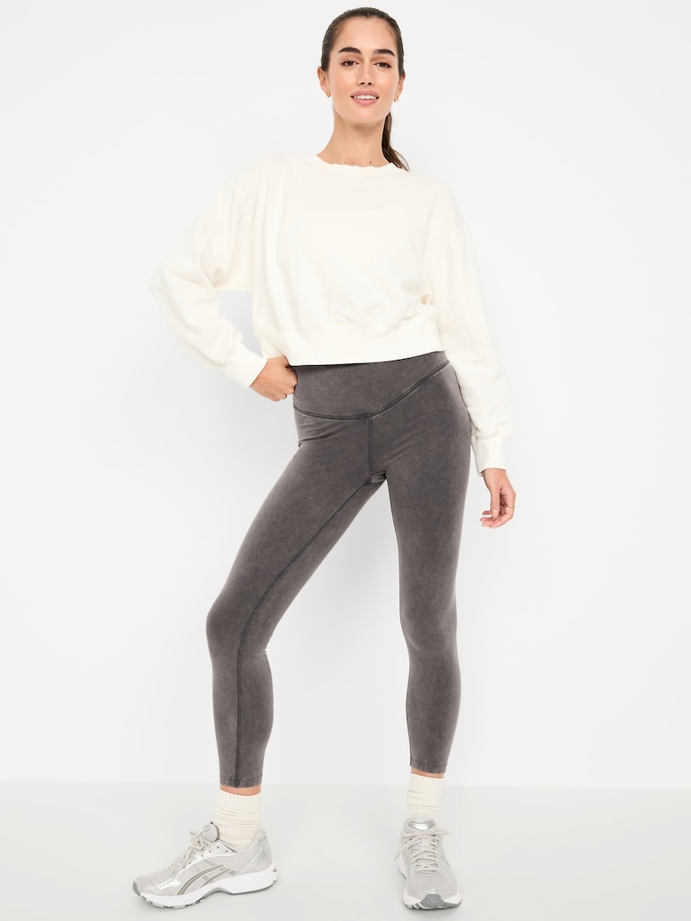 High-Waisted PowerChill 7/8 Cotton Leggings