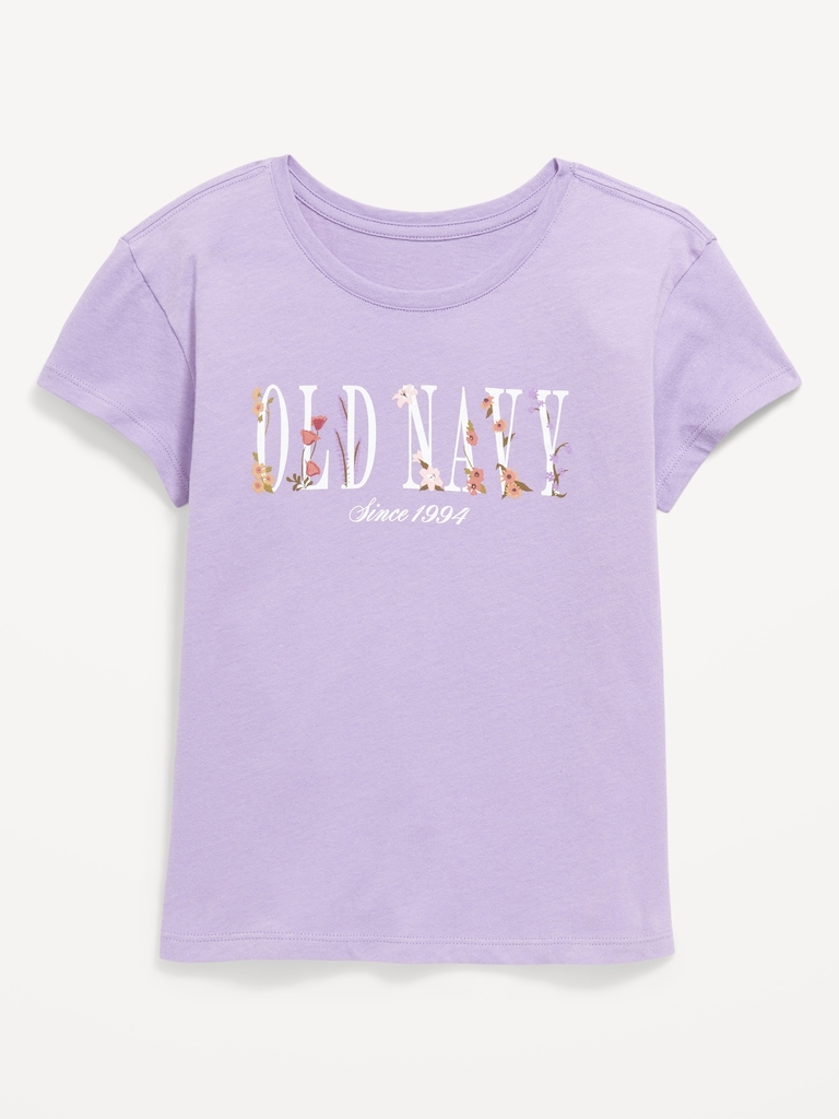 Short-Sleeve Logo-Graphic T-Shirt for Girls