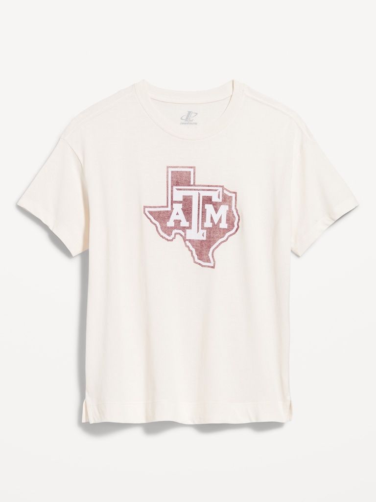 College Crew-Neck T-Shirt for Women