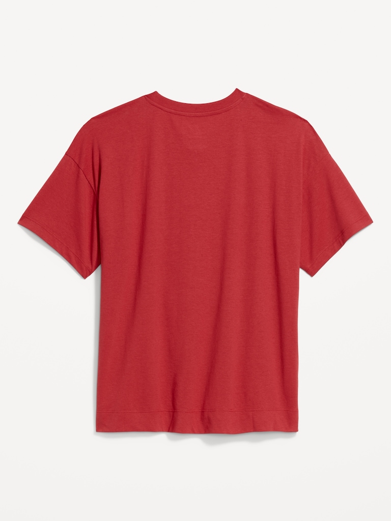 College Crew-Neck T-Shirt for Women