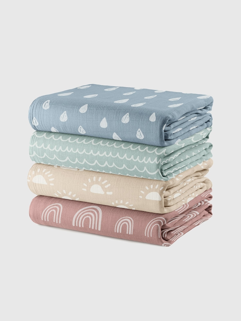 Comfy Cubs Muslin Swaddle Blanket