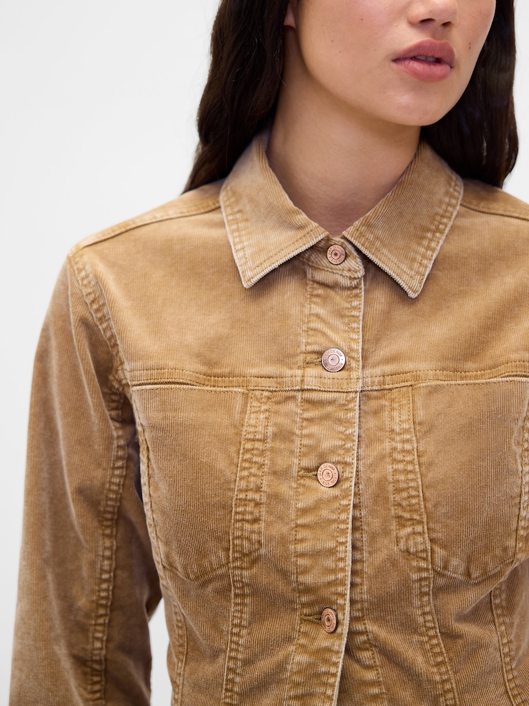 Corduroy Fitted Jacket