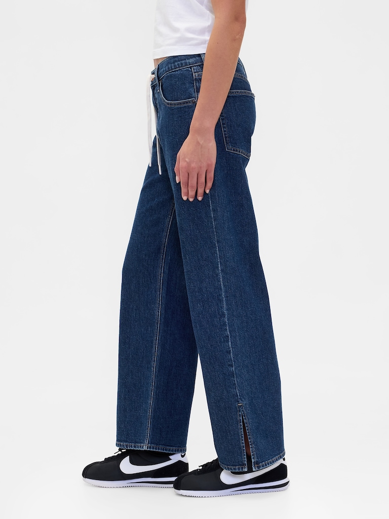 Low Rise Drawcord '90s Loose Jeans