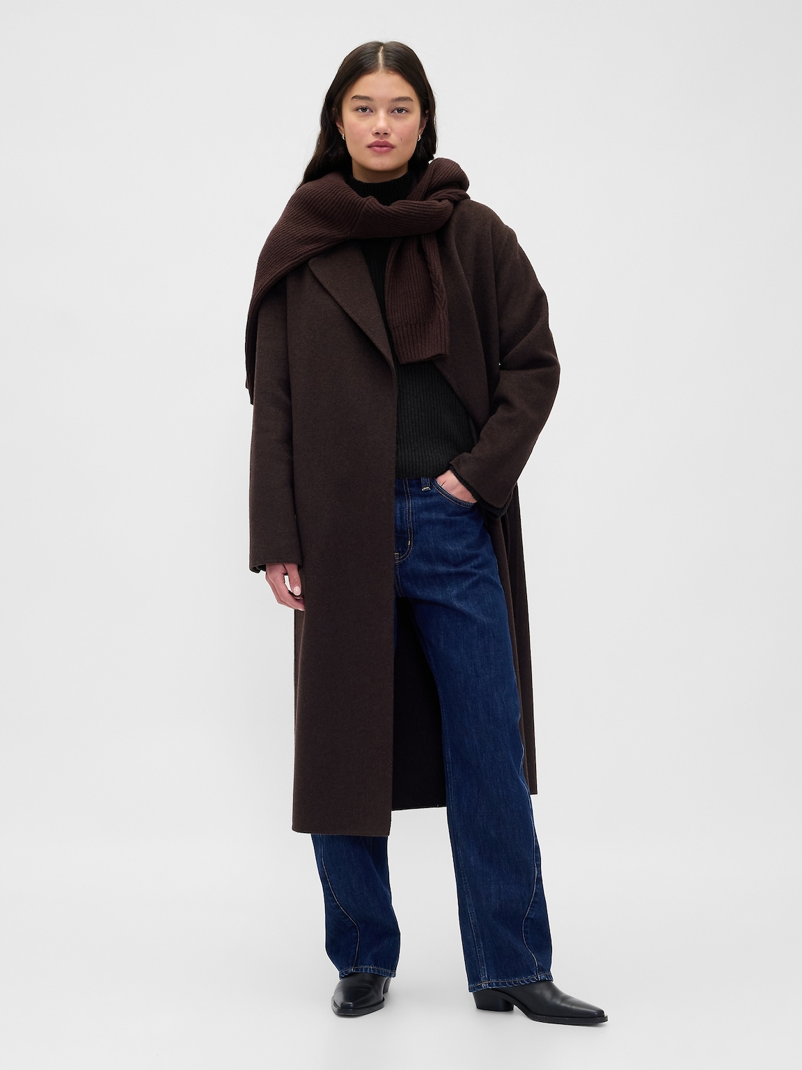 CashSoft Shaker-Stitch Turtleneck Sweater