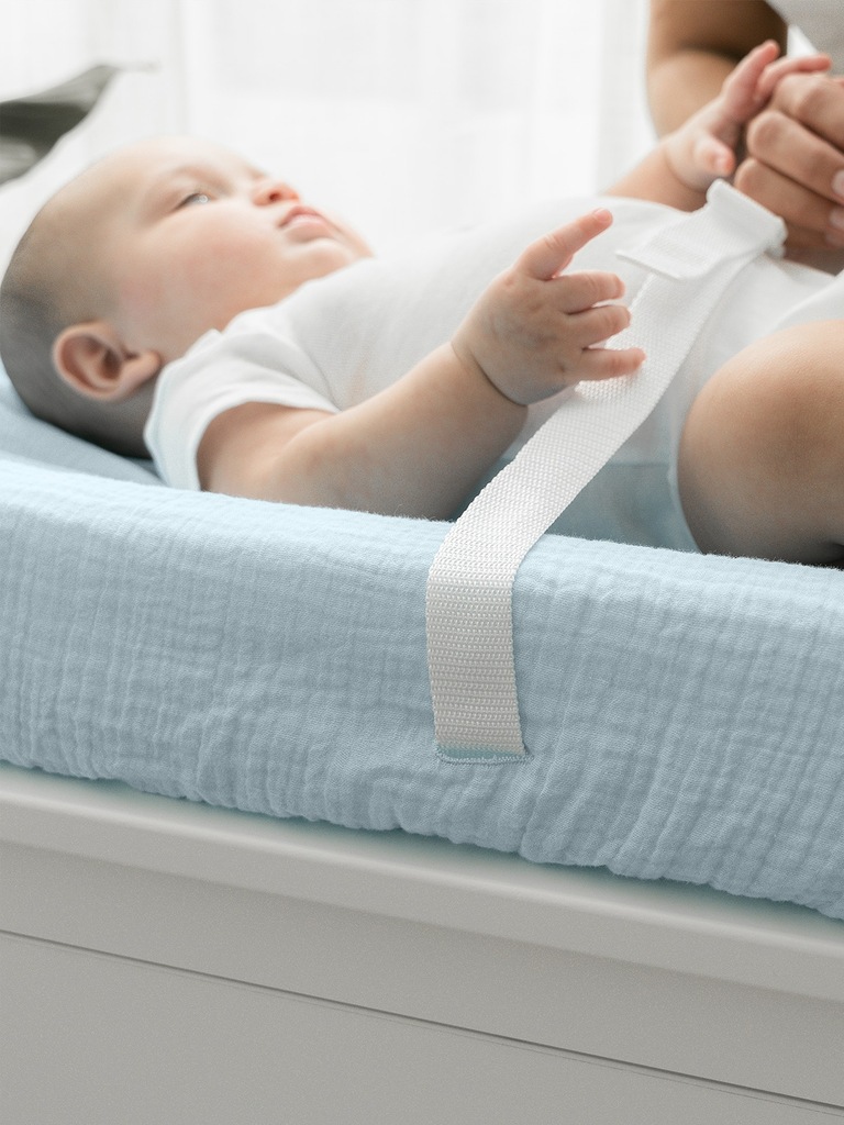 Comfy Cubs Muslin Fitted Changing Pad Cover