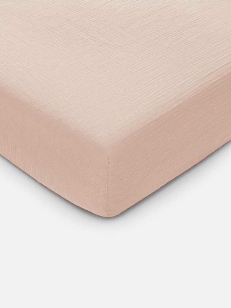 Comfy Cubs Muslin Fitted Crib Sheet