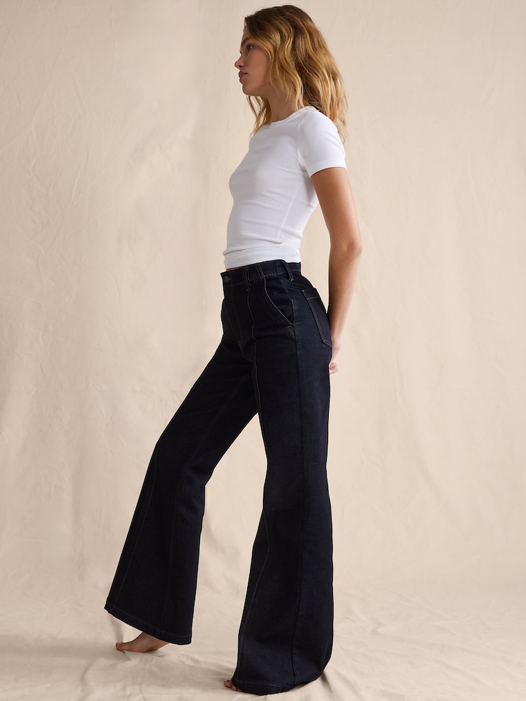 High-Rise Super Flare Jean