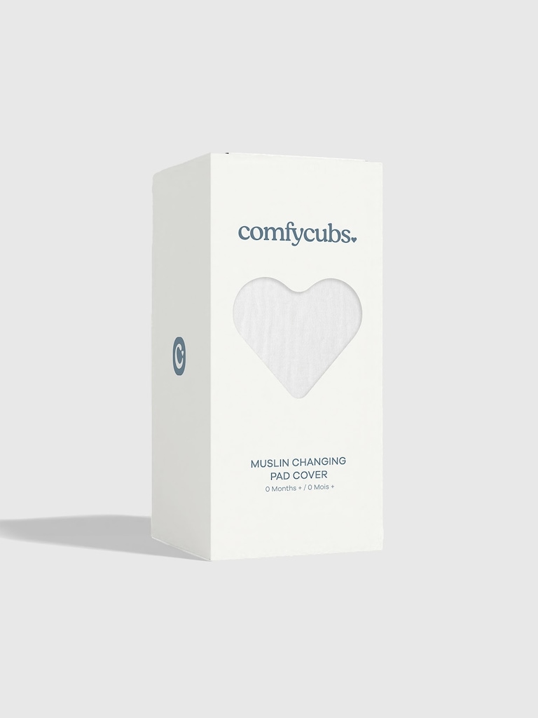 Comfy Cubs Muslin Fitted Changing Pad Cover