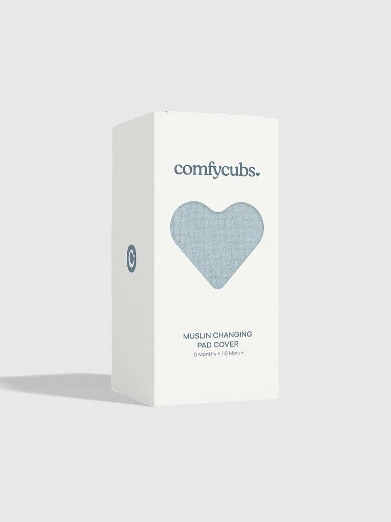 Comfy Cubs Muslin Fitted Changing Pad Cover