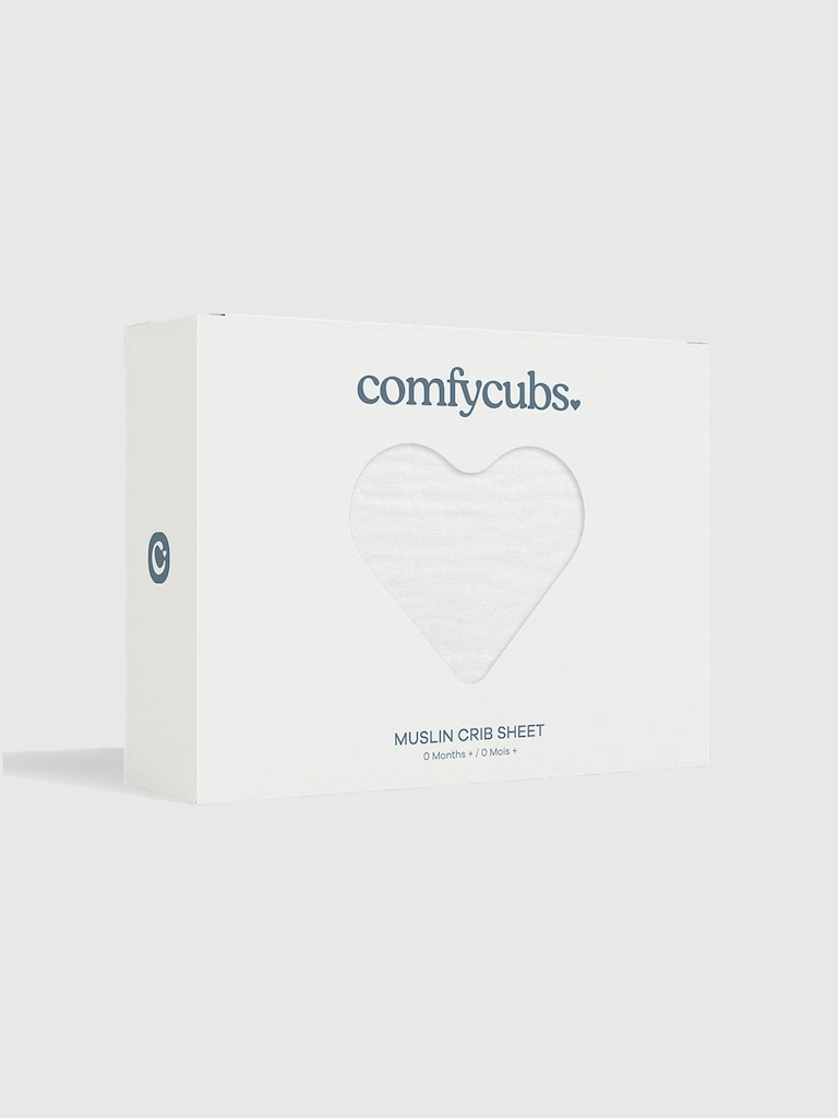 Comfy Cubs Muslin Fitted Crib Sheet