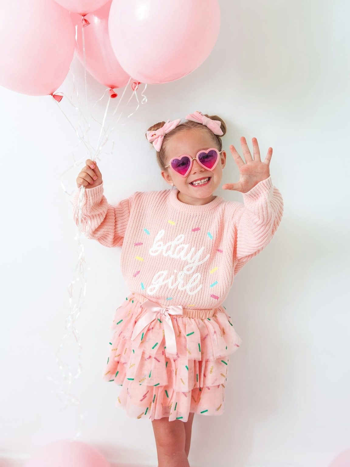 Sweet Wink Birthday Girl Sprinkle Knit Sweater