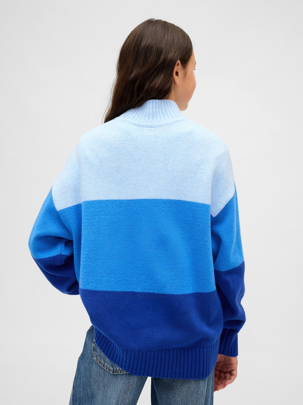 Kids CashSoft Stripe Tunic Sweater