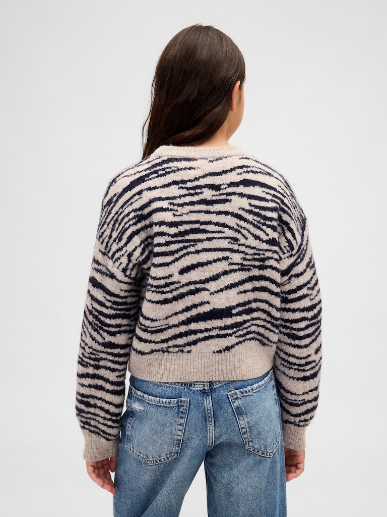 Kids Relaxed Crewneck Sweater