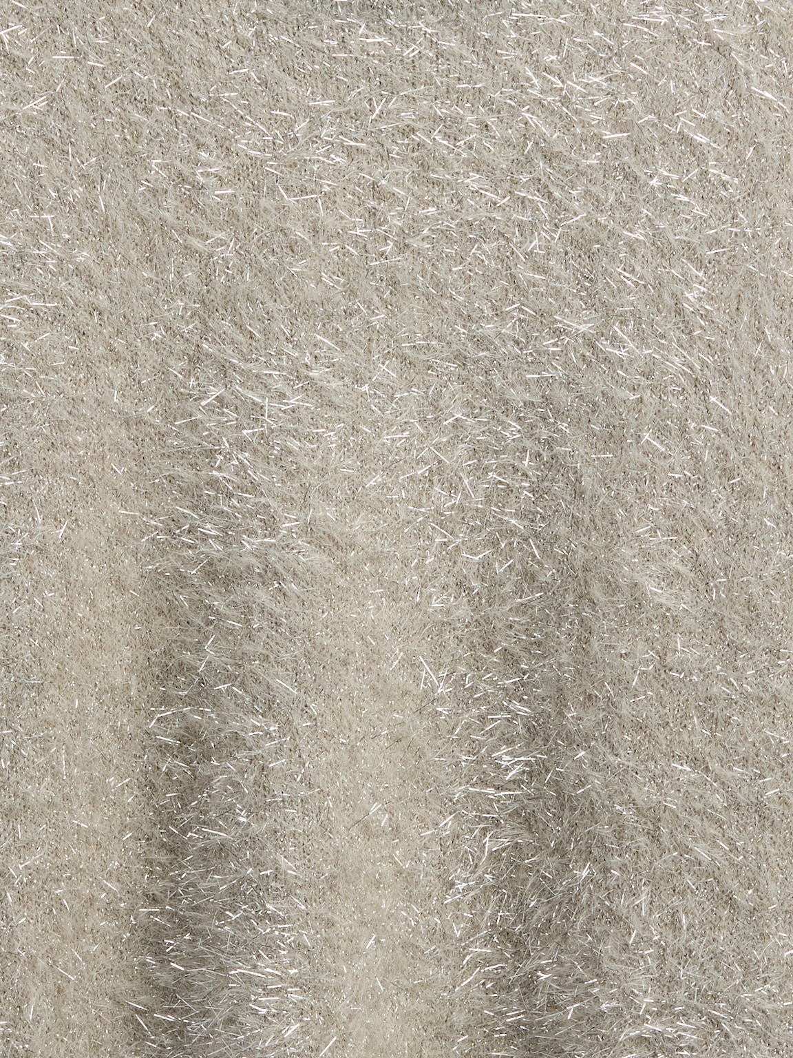 Kids Metallic Eyelash Crewneck Sweater