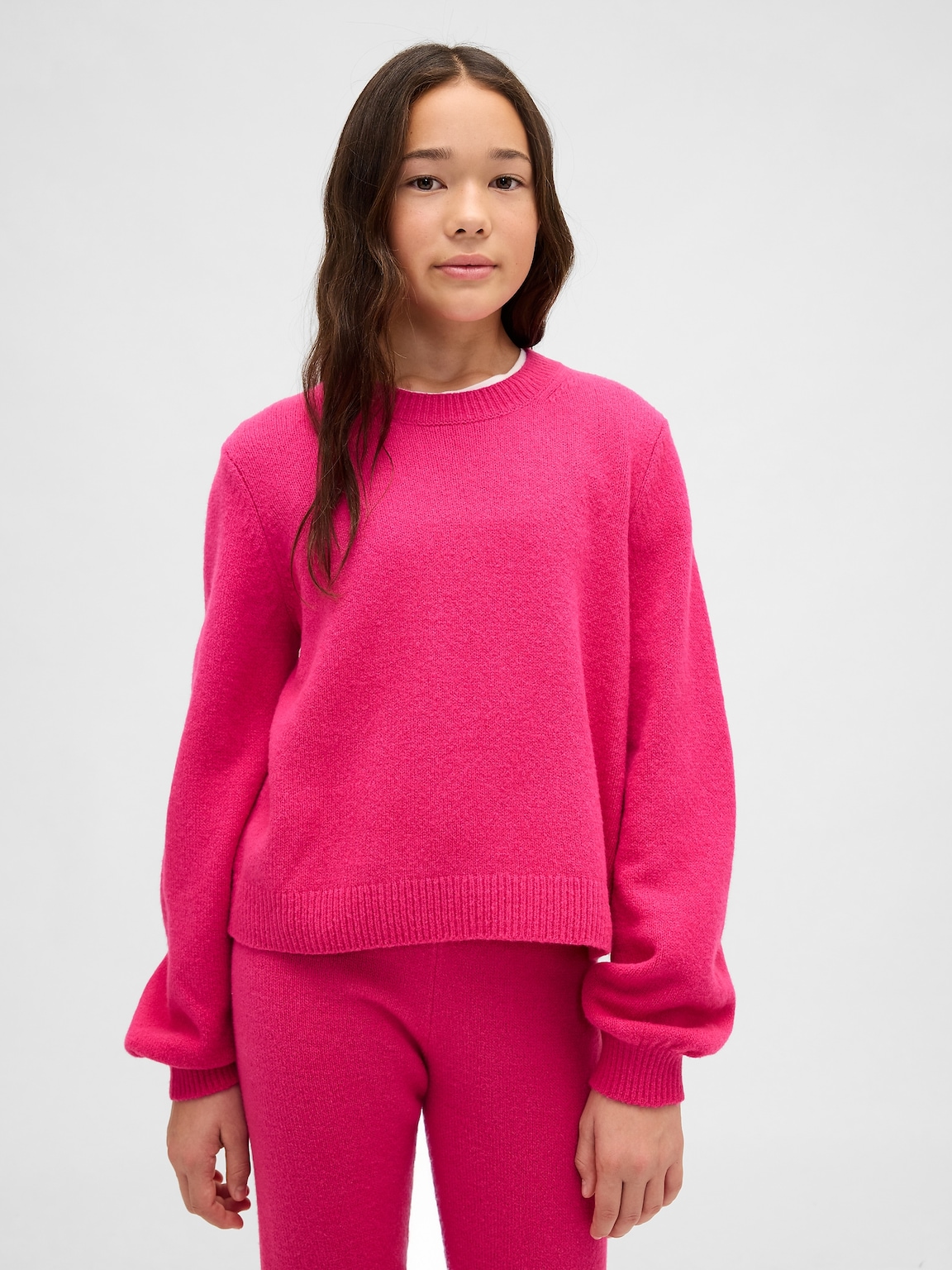 Kids CashSoft Crewneck Sweater