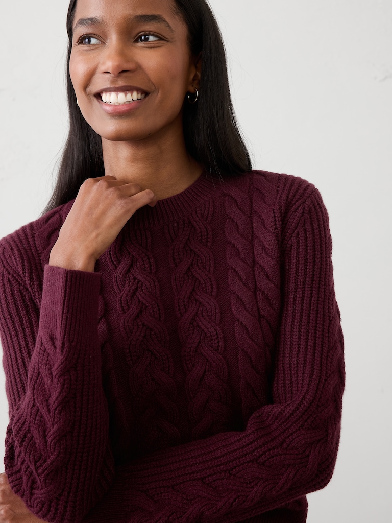 Cable Pullover Sweater