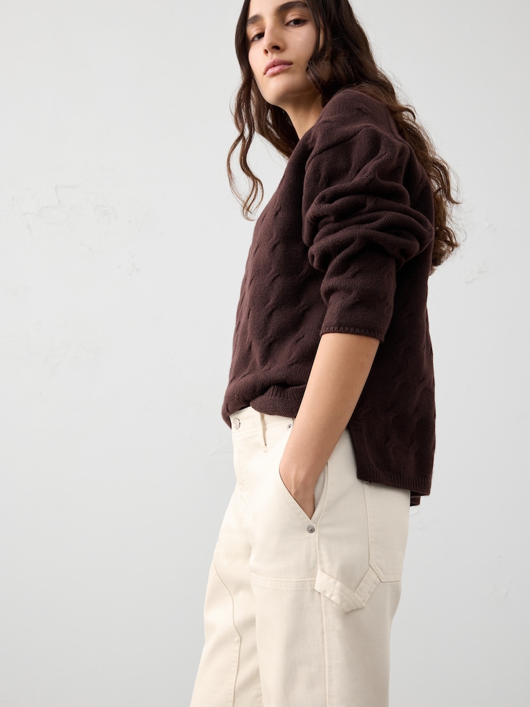 Straight Mid-Rise Carpenter Jean