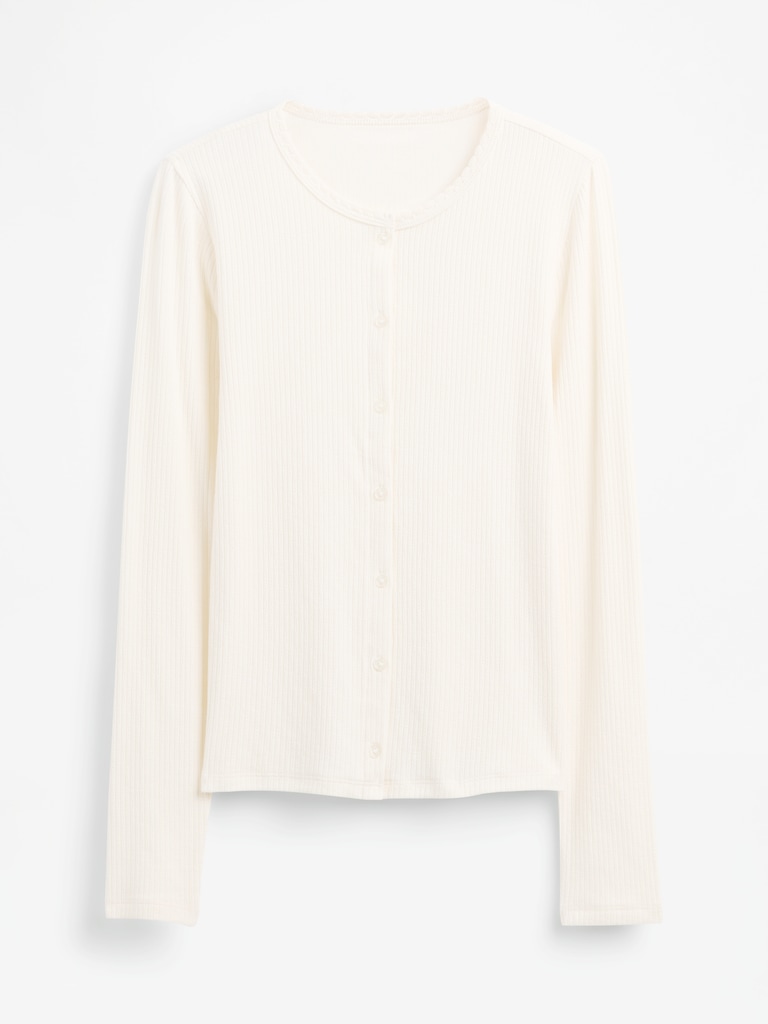 Pointelle Cardigan