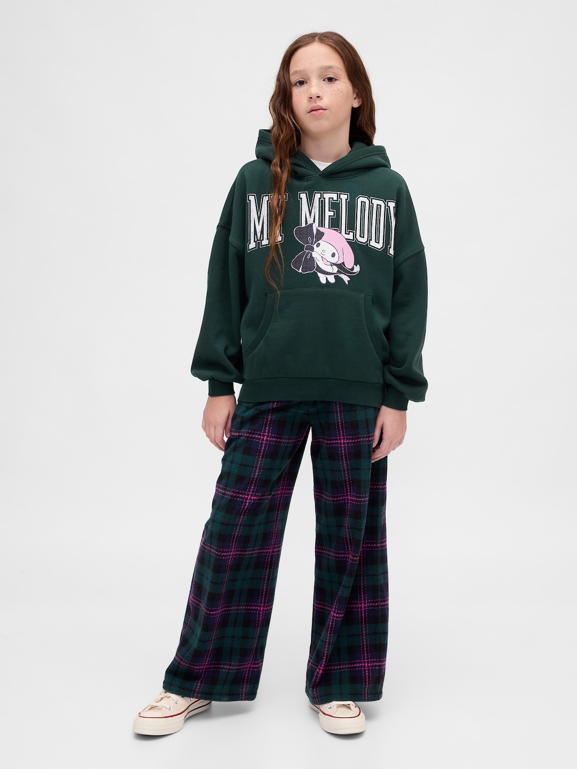 Kids VintageSoft Oversized Hello Kitty Hoodie