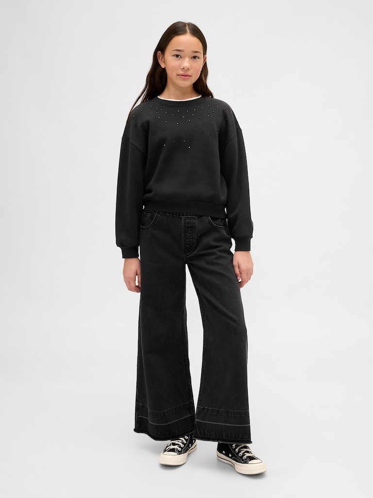 Kids Embellished Dolman Sweatshirt