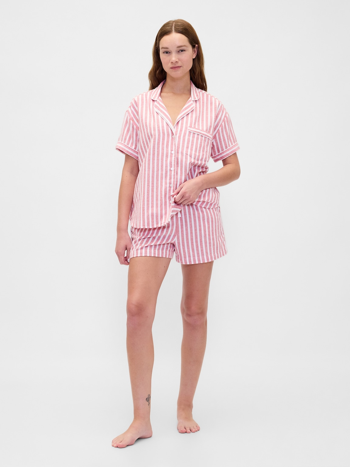 Adult Softest Flannel PJ Short Set