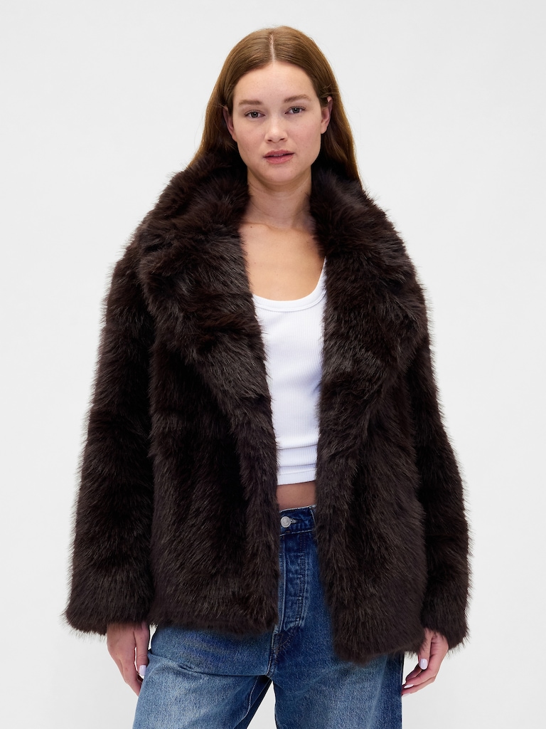 Faux Fur Coat