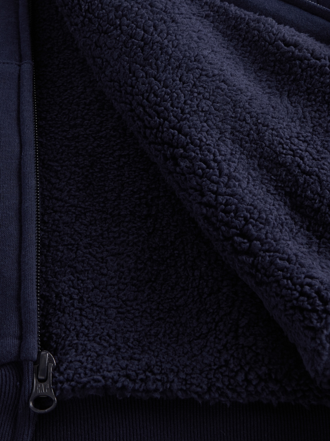 Kids Sherpa-Lined Graphic Logo Hoodie