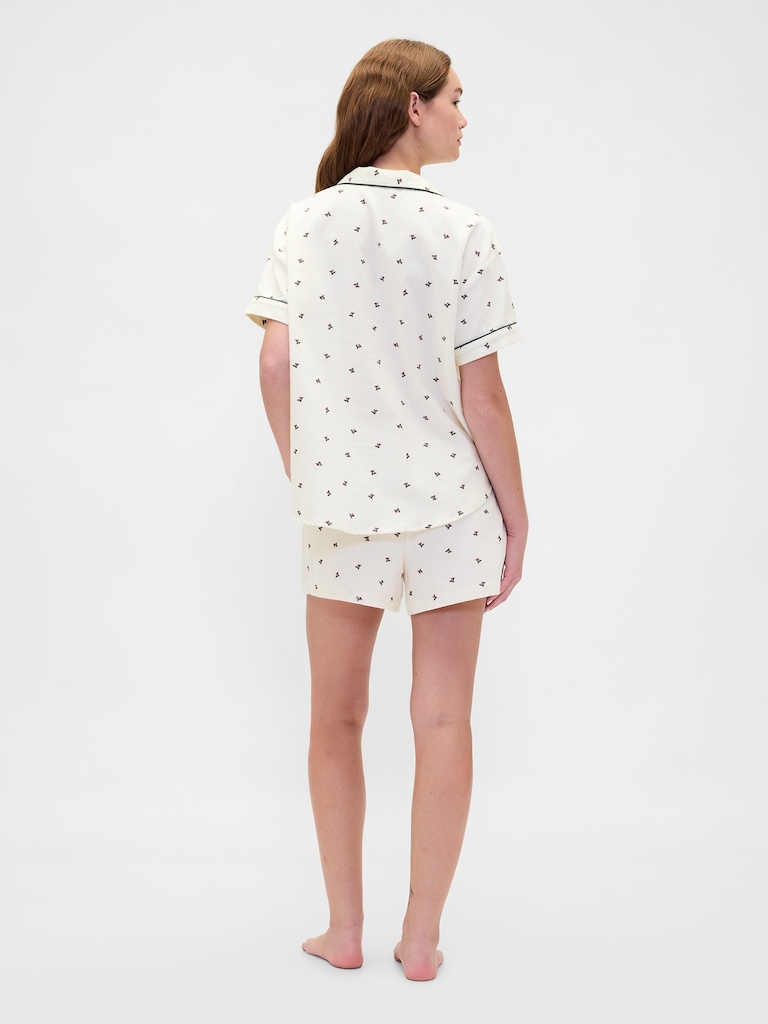 Adult Softest Flannel PJ Short Set