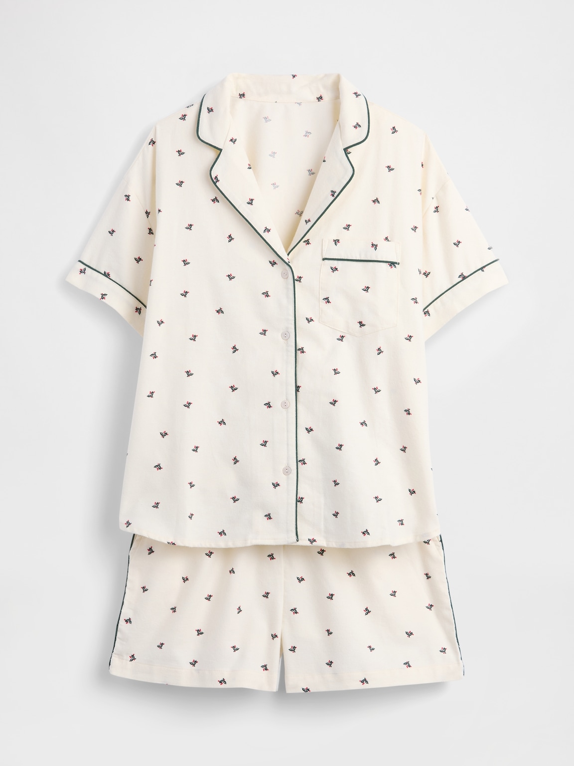 Adult Softest Flannel PJ Short Set