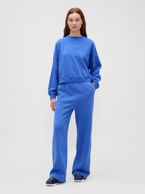Sweat Bleu Femme Gap - Taille M - Coton, Manches Raglan - État Très Bon