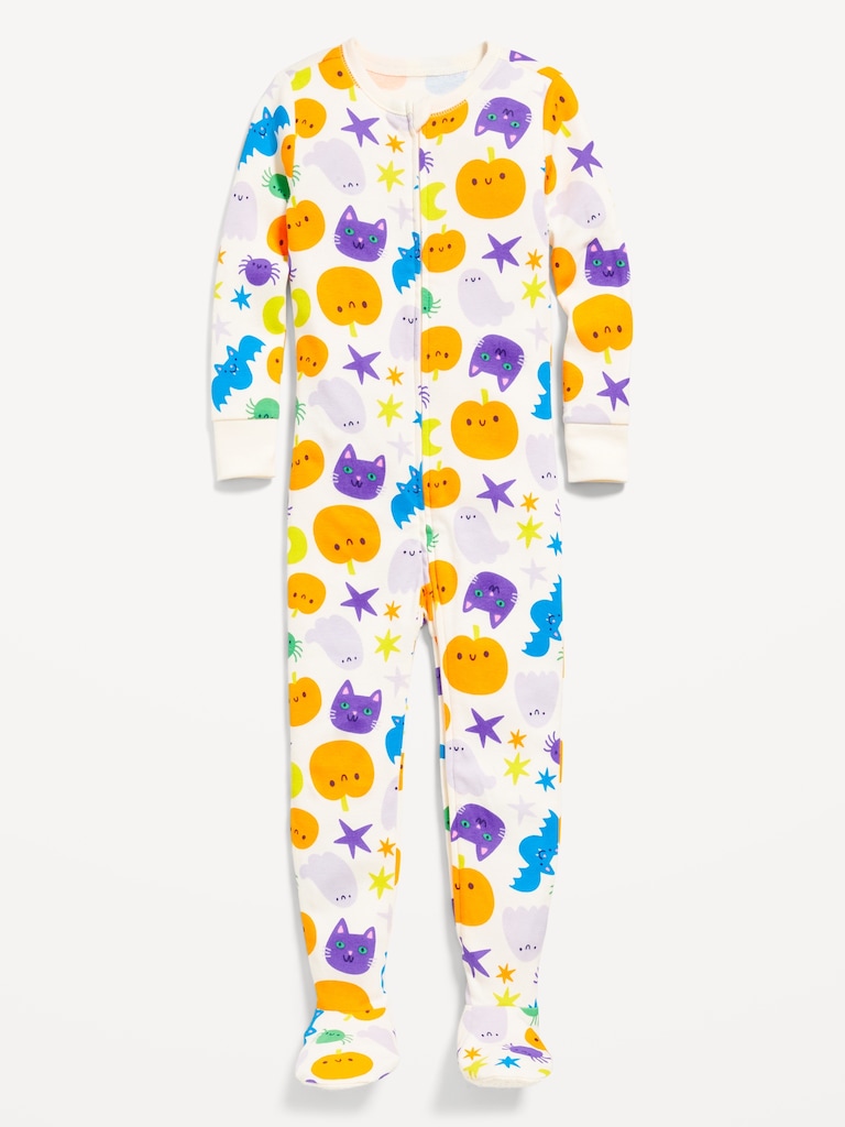 Snug-Fit 2-Way-Zip Pajama One-Piece for Toddler & Baby