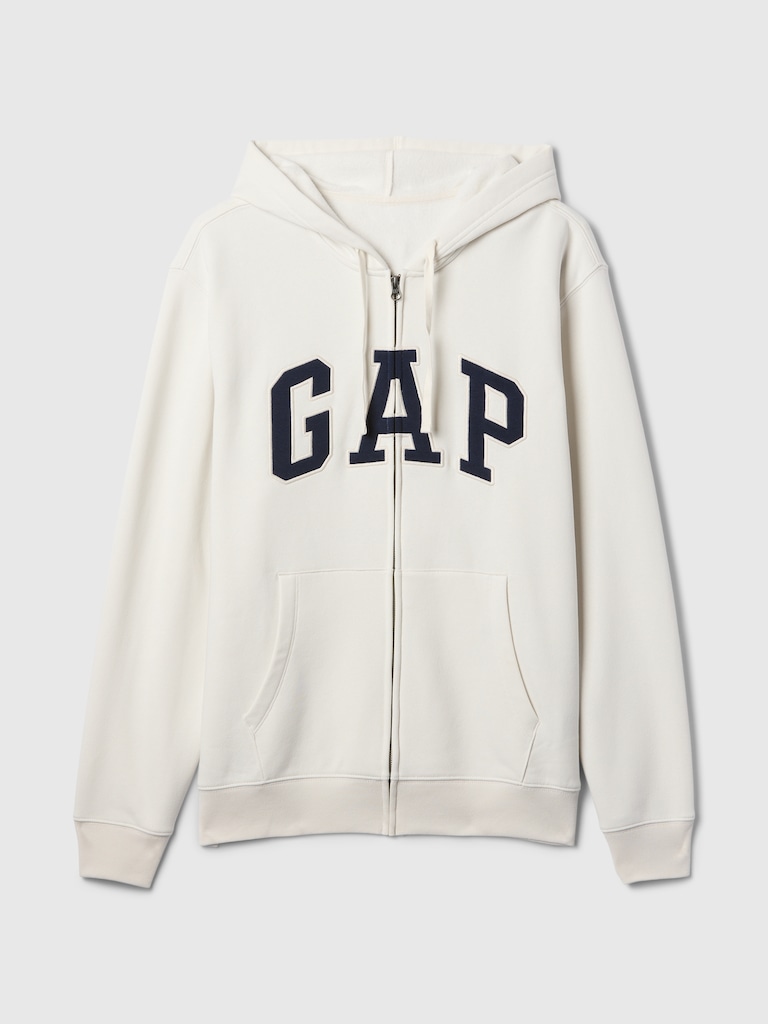 Adult Relaxed Gap Logo Zip Hoodie