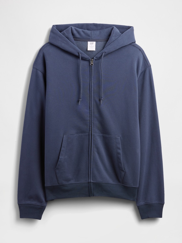 Adult Vintage Soft Oversized Zip Hoodie