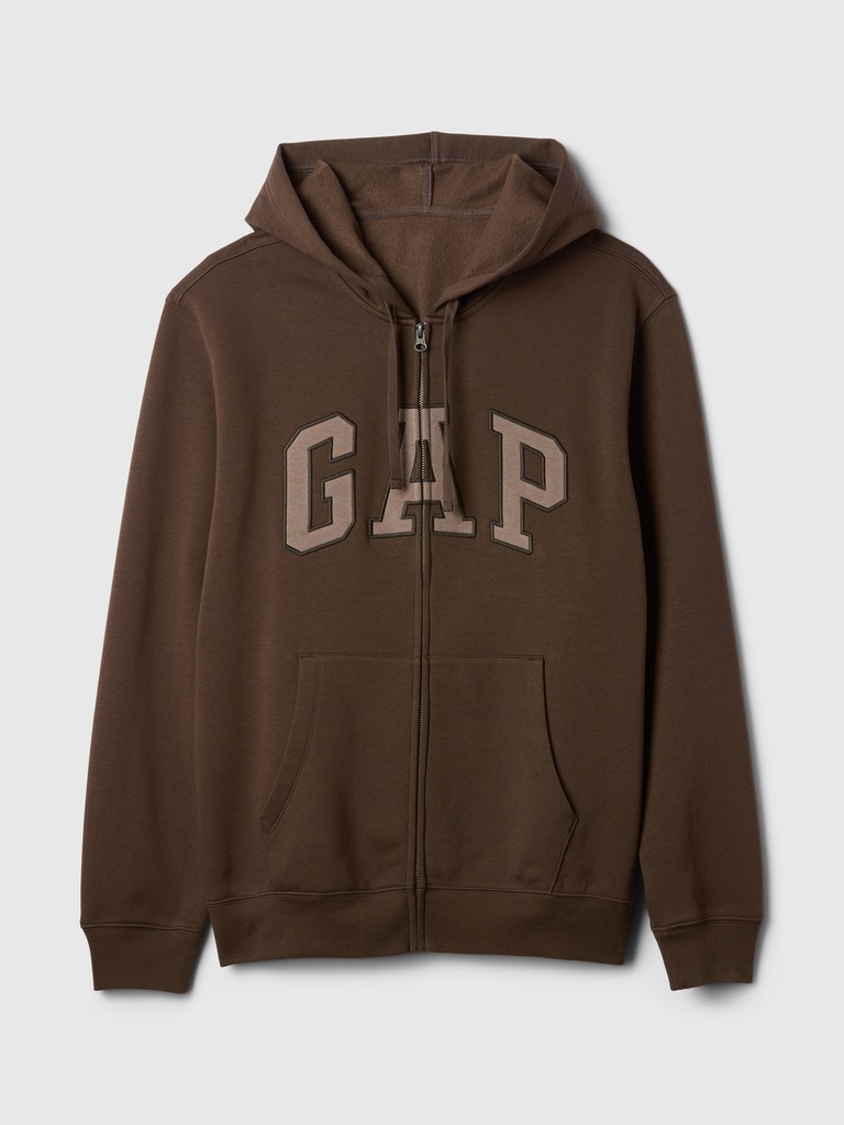 Adult Relaxed Gap Logo Zip Hoodie