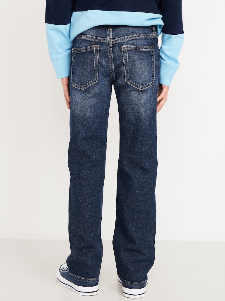 Straight-Leg Built-In Flex Jeans for Boys