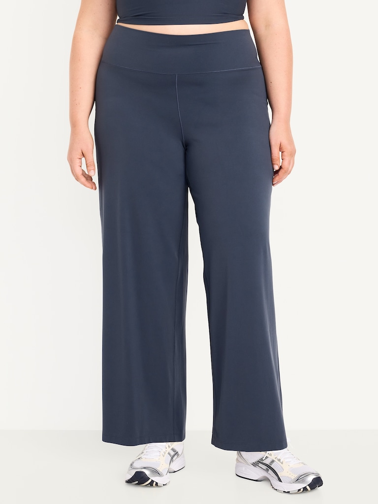 High-Waisted StudioSmooth Wide-Leg Pants